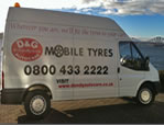 Mobile Tyre Van in Dunfermline - View larger image